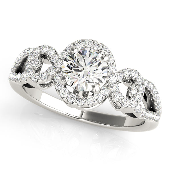 ENGAGEMENT RINGS HALO ROUND - Image 2