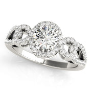 ENGAGEMENT RINGS HALO ROUND - Image 2