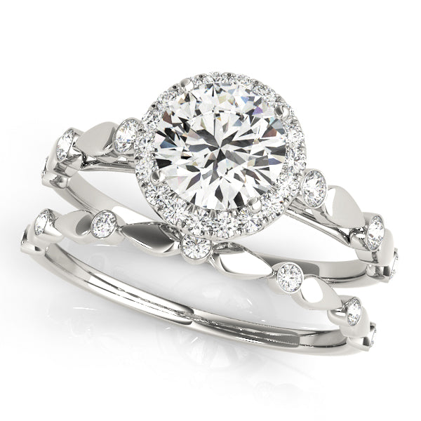 ENGAGEMENT RINGS HALO ROUND - Image 7