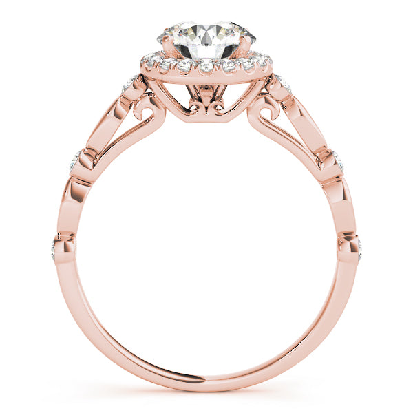 ENGAGEMENT RINGS HALO ROUND - Image 5
