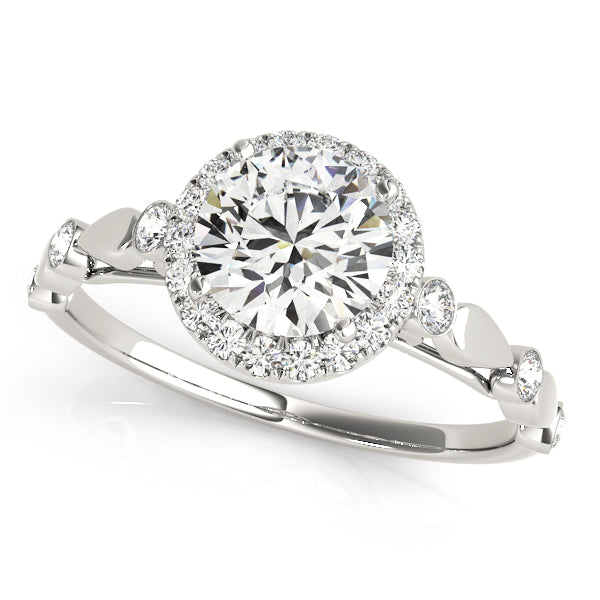 ENGAGEMENT RINGS HALO ROUND - Image 2