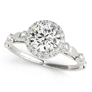 ENGAGEMENT RINGS HALO ROUND - Image 2