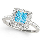 ENGAGEMENT RINGS HALO SQUARE & CUSHION - Image 7