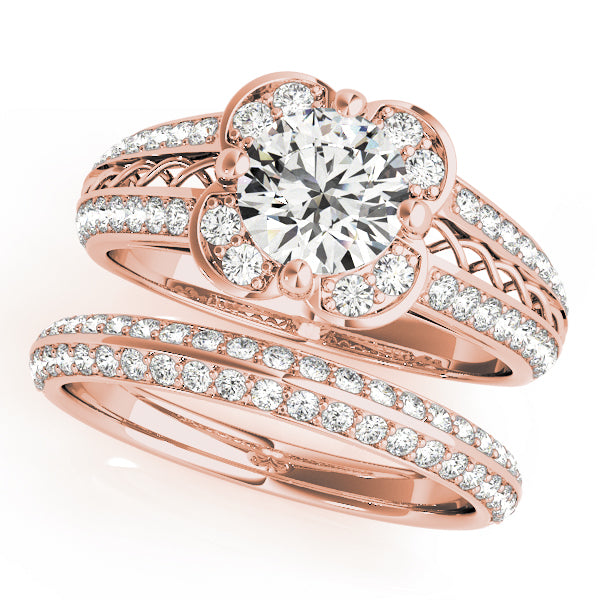ENGAGEMENT RINGS HALO ROUND - Image 4