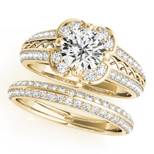 ENGAGEMENT RINGS HALO ROUND - Image 8