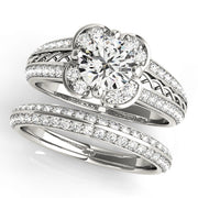 ENGAGEMENT RINGS HALO ROUND - Image 6