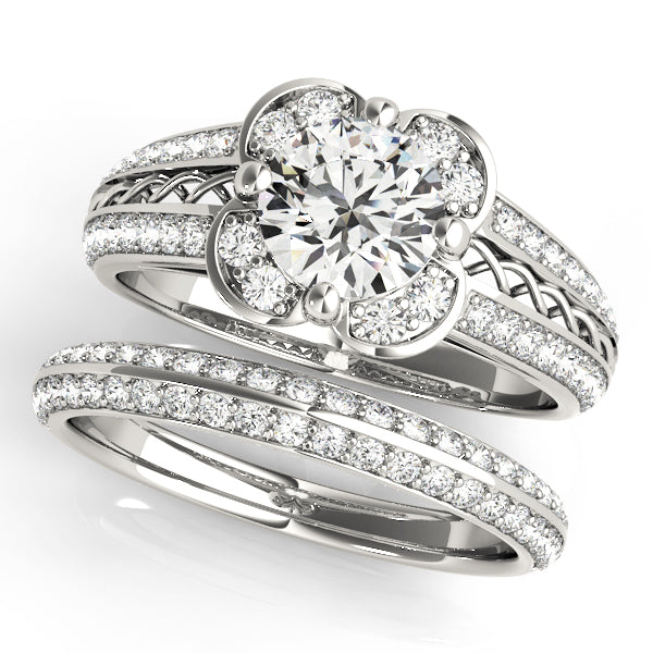 ENGAGEMENT RINGS HALO ROUND - Image 6