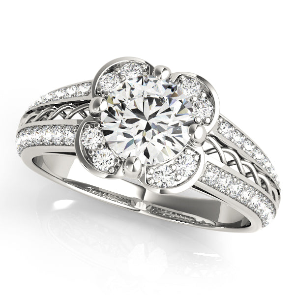 ENGAGEMENT RINGS HALO ROUND - Image 2