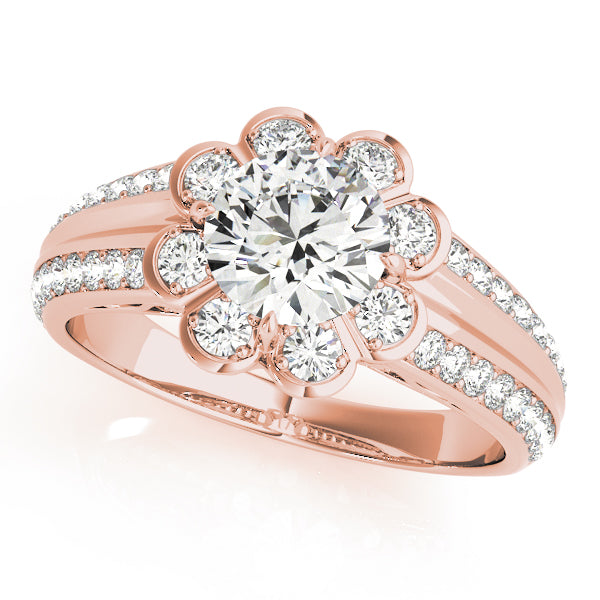 ENGAGEMENT RINGS HALO ROUND - Image 9