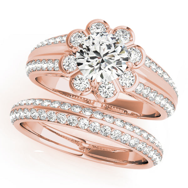 ENGAGEMENT RINGS HALO ROUND - Image 3