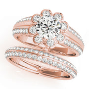 ENGAGEMENT RINGS HALO ROUND - Image 3