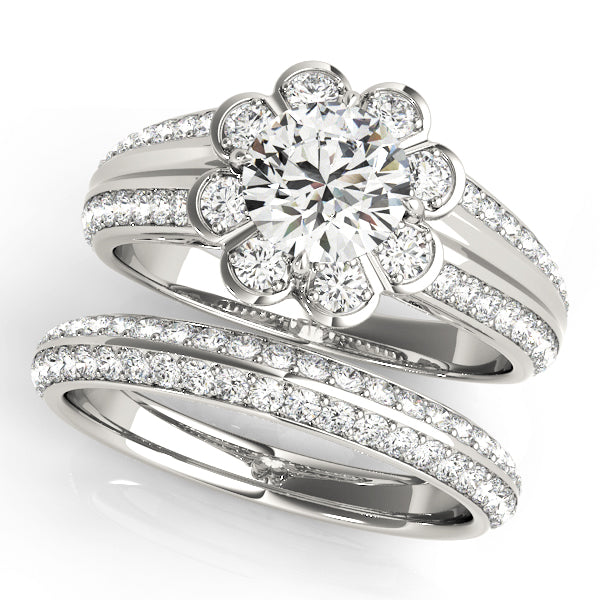 ENGAGEMENT RINGS HALO ROUND - Image 10