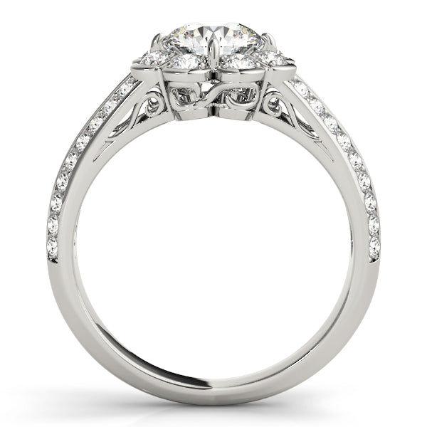 ENGAGEMENT RINGS HALO ROUND - Image 8