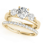 ENGAGEMENT RINGS 3 STONE ROUND - Image 9