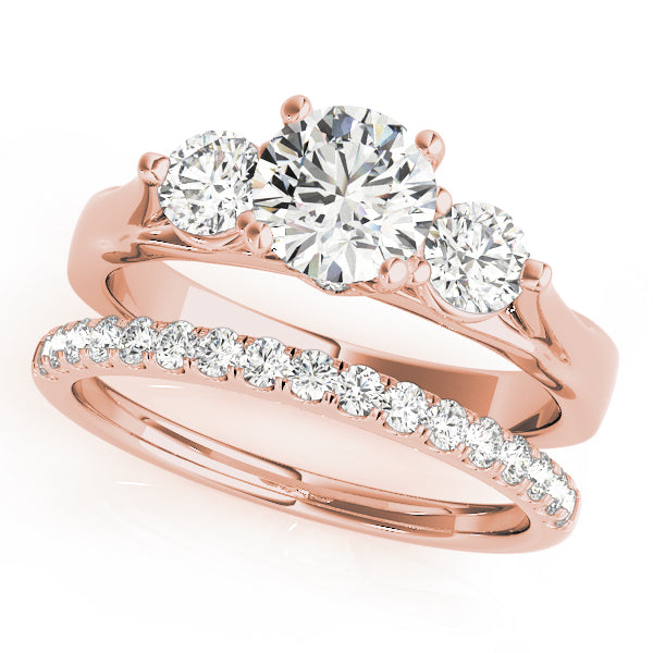 ENGAGEMENT RINGS 3 STONE ROUND - Image 7