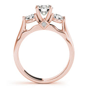 ENGAGEMENT RINGS 3 STONE ROUND - Image 6