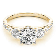ENGAGEMENT RINGS 3 STONE ROUND - Image 5