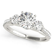 ENGAGEMENT RINGS 3 STONE ROUND - Image 2