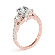 ENGAGEMENT RINGS 3 STONE ROUND - Image 7