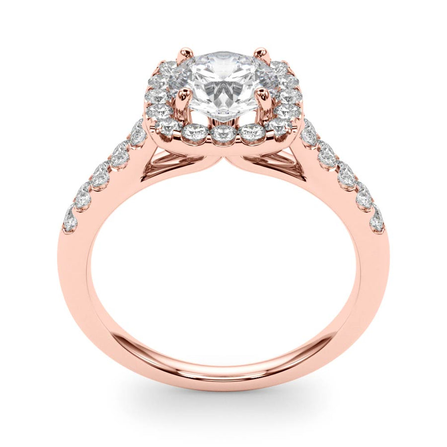 ENGAGEMENT RINGS HALO ROUND - Image 8