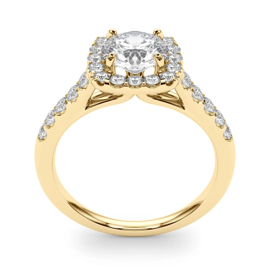 ENGAGEMENT RINGS HALO ROUND - Image 4