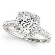 ENGAGEMENT RINGS HALO ROUND - Image 2