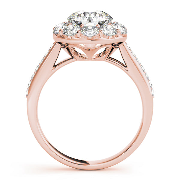 ENGAGEMENT RINGS HALO ROUND - Image 4