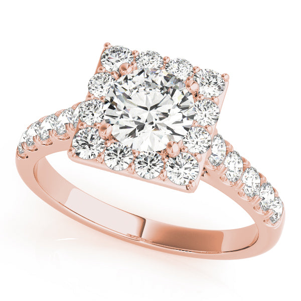 ENGAGEMENT RINGS HALO ROUND - Image 6