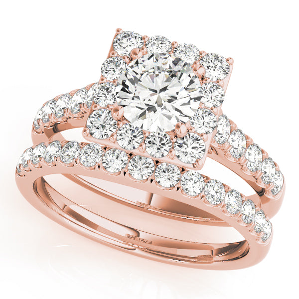ENGAGEMENT RINGS HALO ROUND - Image 9