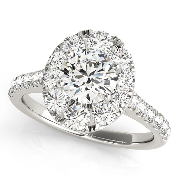 ENGAGEMENT RINGS HALO ROUND - Image 2