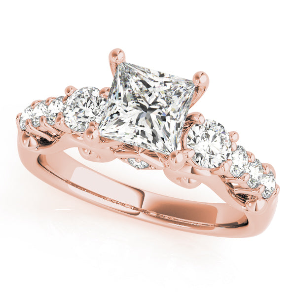 ENGAGEMENT RINGS 3 STONE ROUND - Image 5