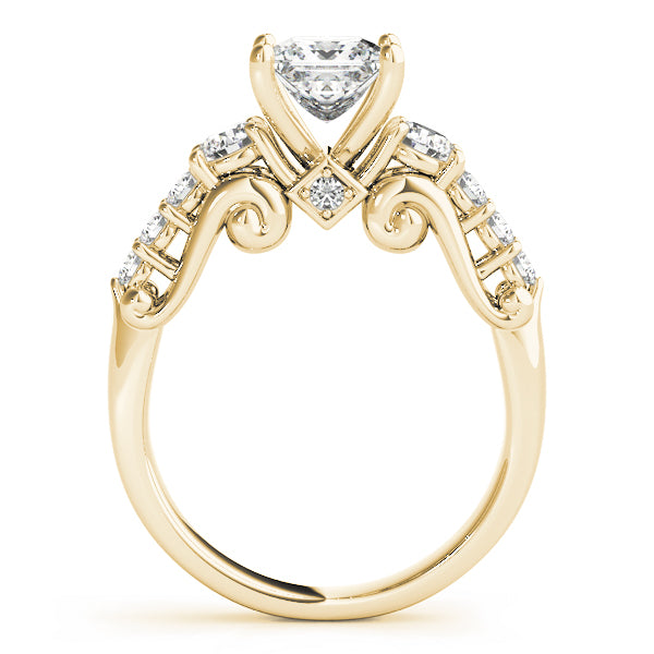 ENGAGEMENT RINGS 3 STONE ROUND - Image 10