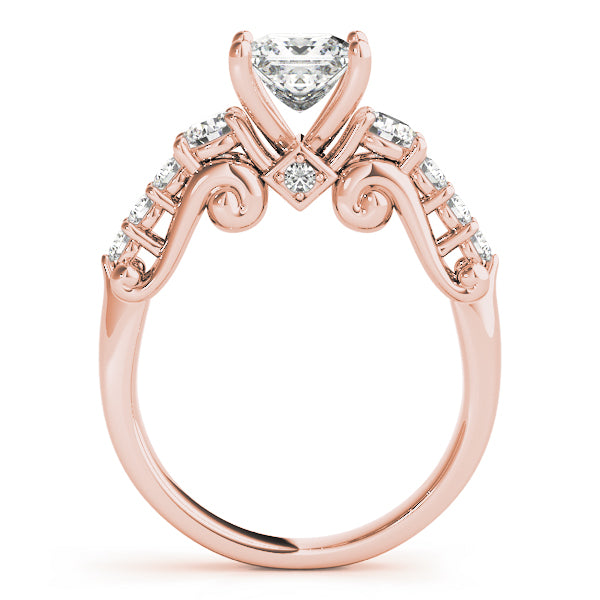 ENGAGEMENT RINGS 3 STONE ROUND - Image 8