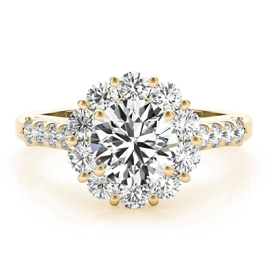 ENGAGEMENT RINGS HALO ROUND - Image 5
