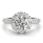 ENGAGEMENT RINGS HALO ROUND - Image 4
