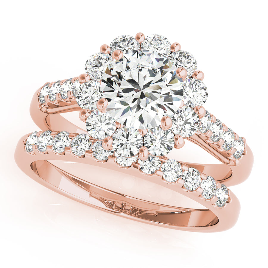 ENGAGEMENT RINGS HALO ROUND - Image 7