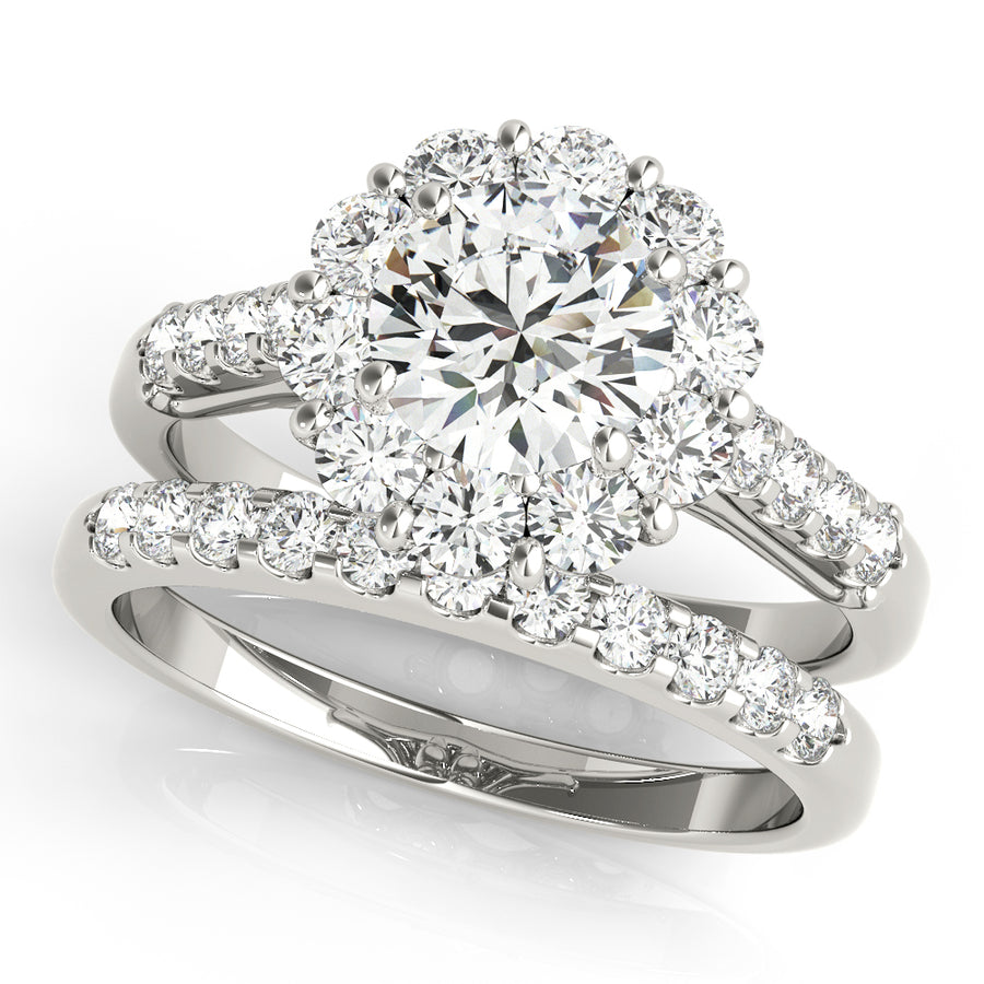ENGAGEMENT RINGS HALO ROUND - Image 9