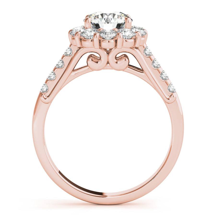 ENGAGEMENT RINGS HALO ROUND - Image 10