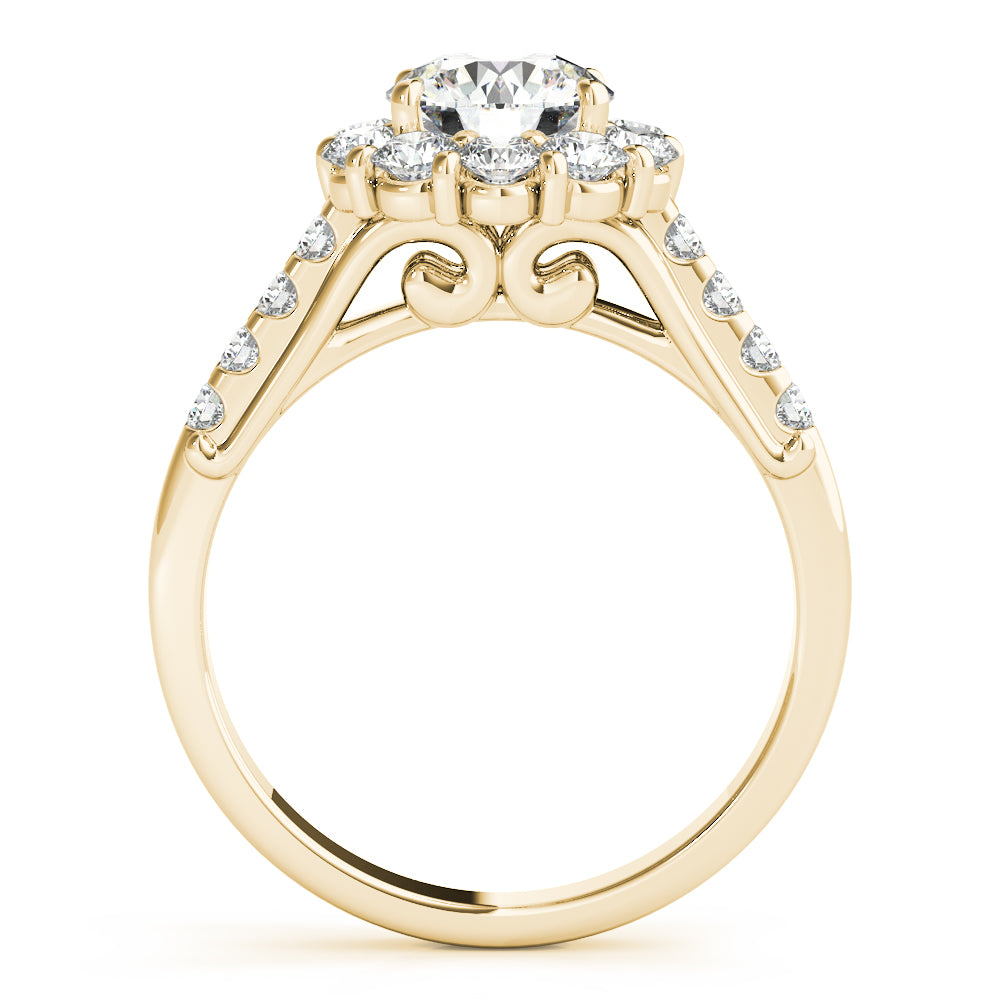 ENGAGEMENT RINGS HALO ROUND - Image 3