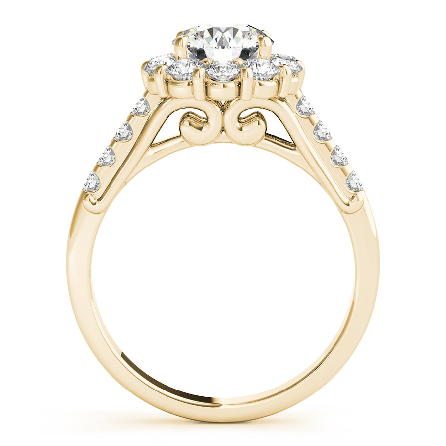 ENGAGEMENT RINGS HALO ROUND - Image 3