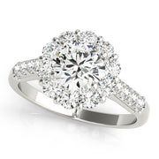 ENGAGEMENT RINGS HALO ROUND - Image 2
