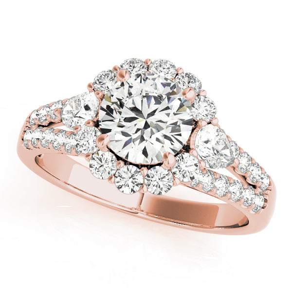 ENGAGEMENT RINGS HALO ROUND - Image 6