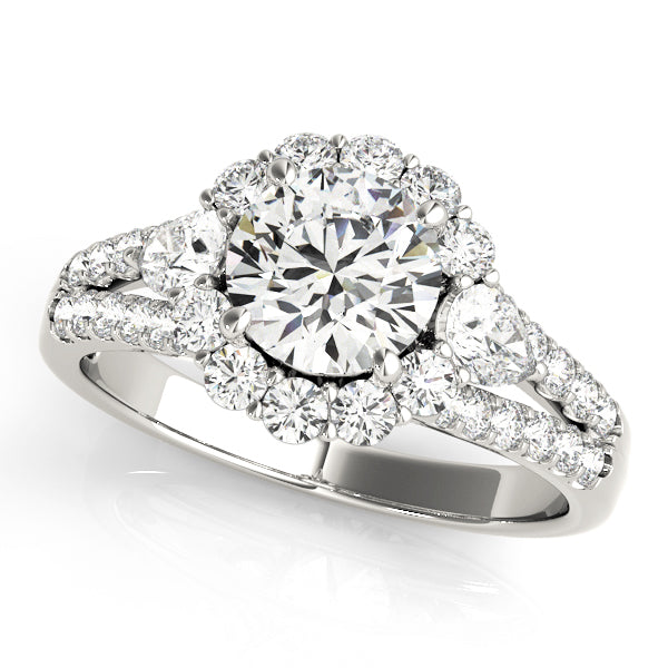 ENGAGEMENT RINGS HALO ROUND - Image 2
