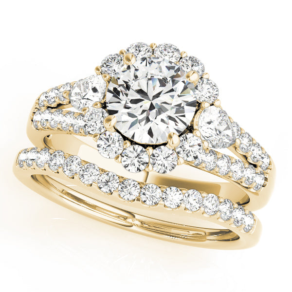 ENGAGEMENT RINGS HALO ROUND - Image 5