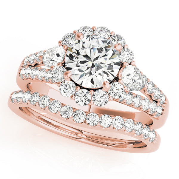 ENGAGEMENT RINGS HALO ROUND - Image 3