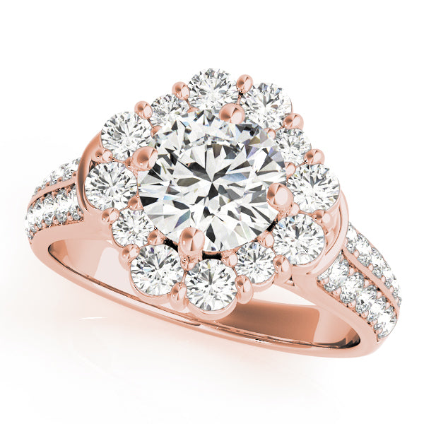 ENGAGEMENT RINGS HALO ROUND - Image 3