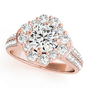 ENGAGEMENT RINGS HALO ROUND - Image 3