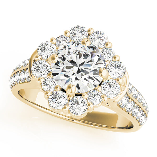 ENGAGEMENT RINGS HALO ROUND - Image 4