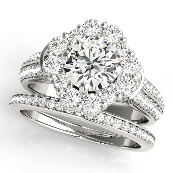 ENGAGEMENT RINGS HALO ROUND - Image 6