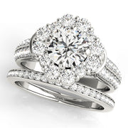 ENGAGEMENT RINGS HALO ROUND - Image 6